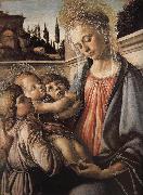 Sandro Botticelli Our Lady of Angels with the two sub china oil painting artist